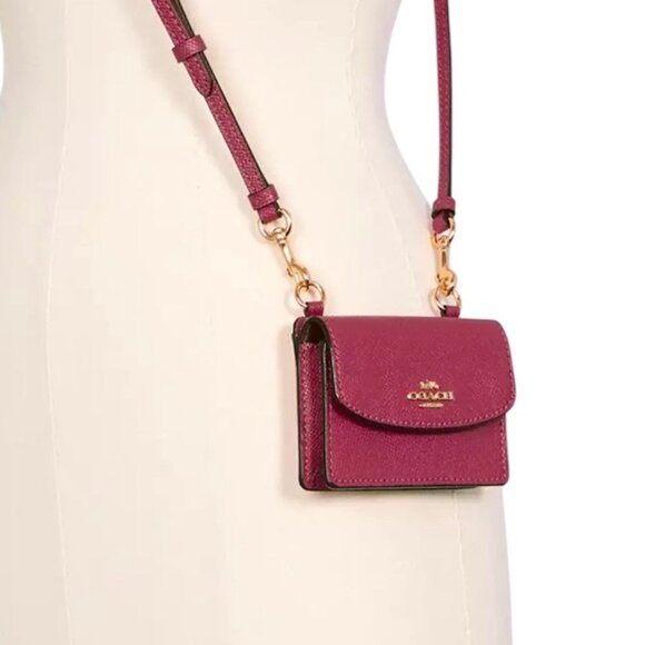 Coach Mini Card Case Crossbody - Picture 6 of 6